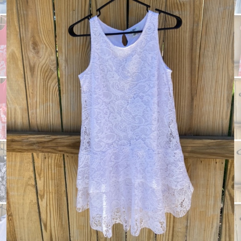 Girls white dress